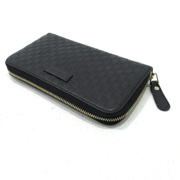 imgrc0089557148 Gucci Micro Guccisima Zipper Long Wallet Black