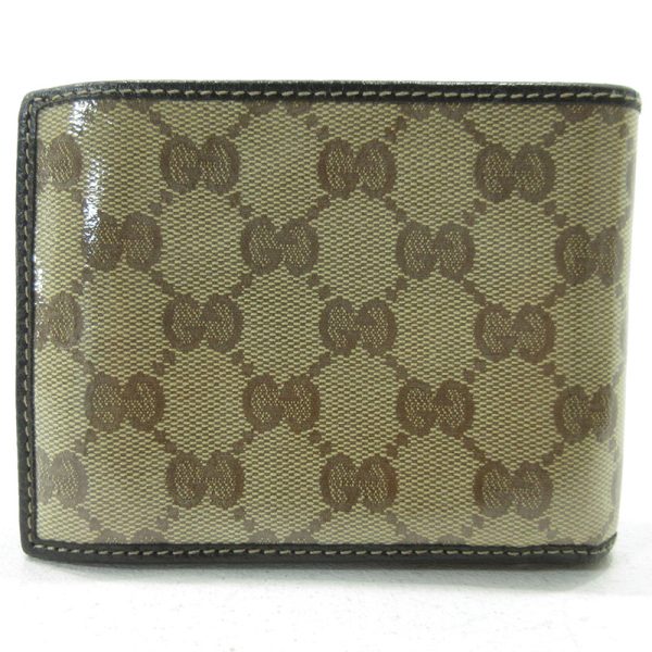 imgrc0089558524 Gucci GG Crystal Bifold Wallet Brown