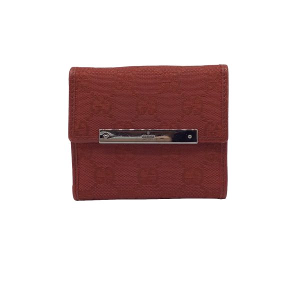 imgrc0089563277 GUCCI Compact Wallet Folding Wallet Red