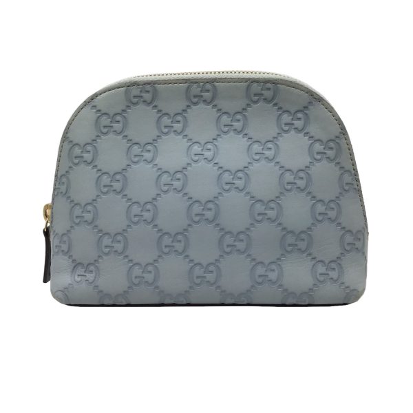 imgrc0089563305 GUCCI Guccisima Makeup Pouch Leather Light Blue