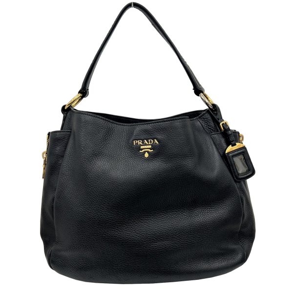 imgrc0089563605 PRADA One Shoulder Bag Leather Black