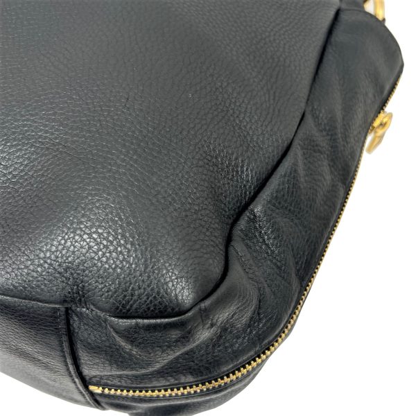 imgrc0089563611 PRADA One Shoulder Bag Leather Black