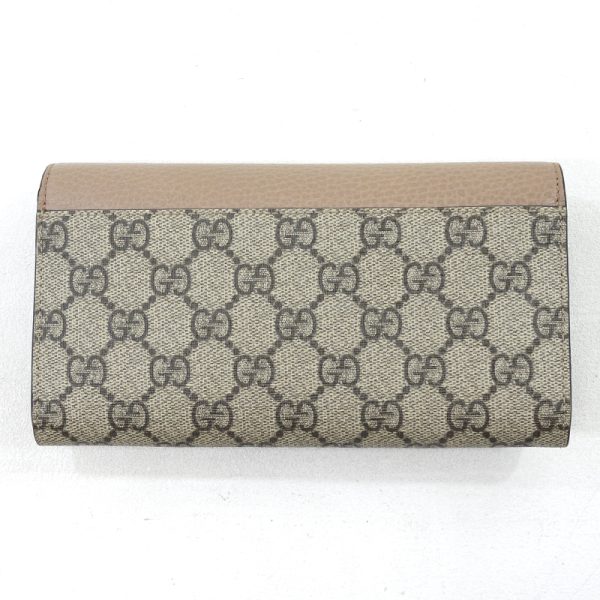 imgrc0089582040 Gucci GG Supreme Continental Wallet Beige