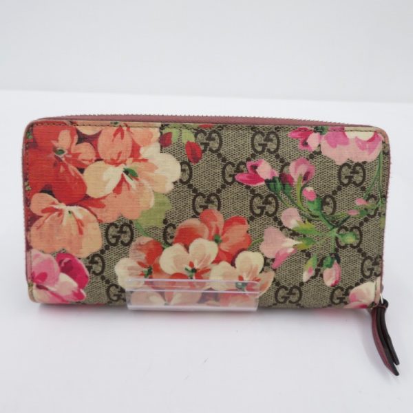 imgrc0089666803 Gucci GG Blooms Zipper Long Wallet Beige