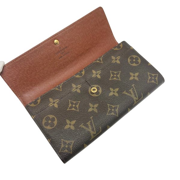 imgrc0089690207 Louis Vuitton Portefeuille Sara Long Wallet Monogram Canvas Brown