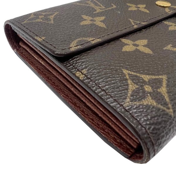 imgrc0089690211 Louis Vuitton Portefeuille Sara Long Wallet Monogram Canvas Brown