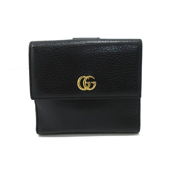 imgrc0089776268 Gucci GG Petit Marmont Bifold Wallet Black