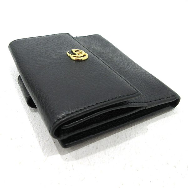 imgrc0089776270 Gucci GG Petit Marmont Bifold Wallet Black