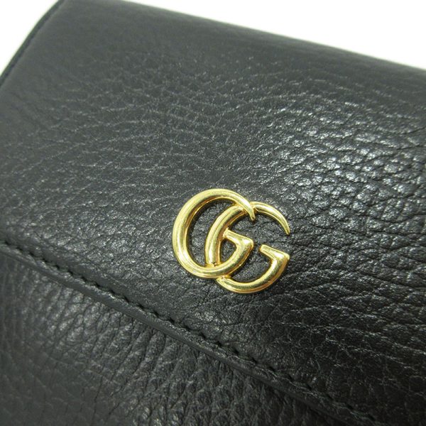 imgrc0089776276 Gucci GG Petit Marmont Bifold Wallet Black