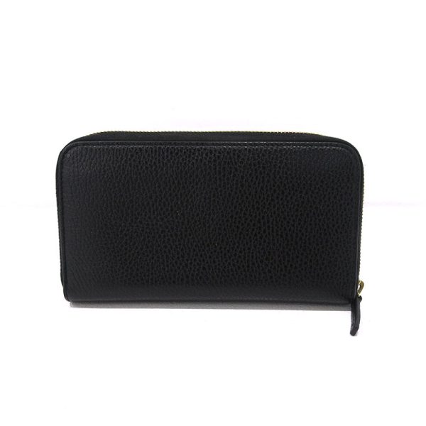 imgrc0089795083 Gucci Interlocking G Zipper Long Wallet Black