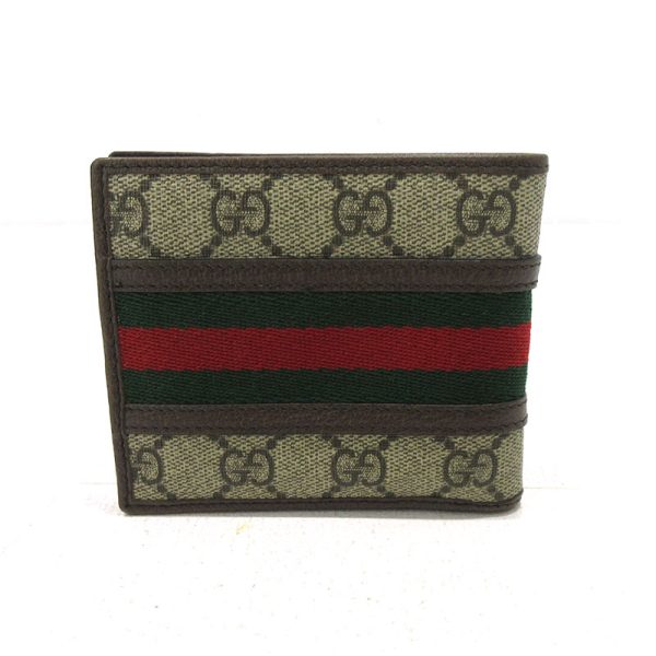 imgrc0089795523 Gucci GG Supreme Bifold Wallet Beige