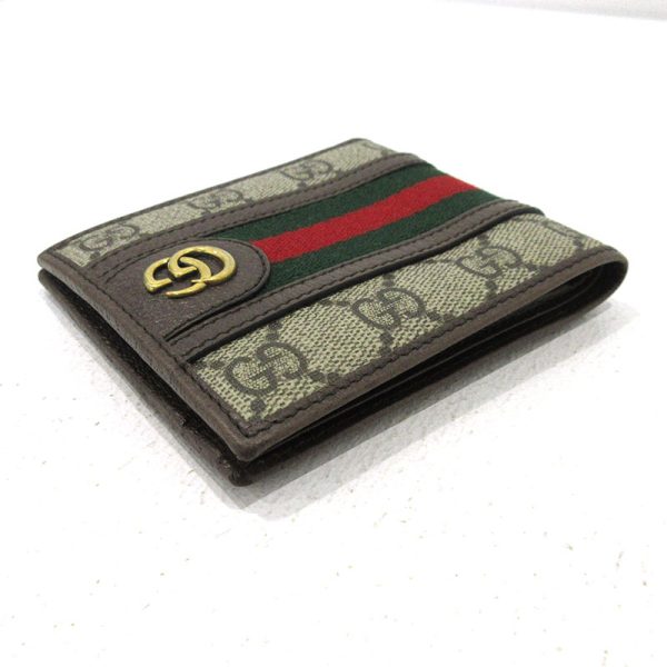 imgrc0089795525 Gucci GG Supreme Bifold Wallet Beige