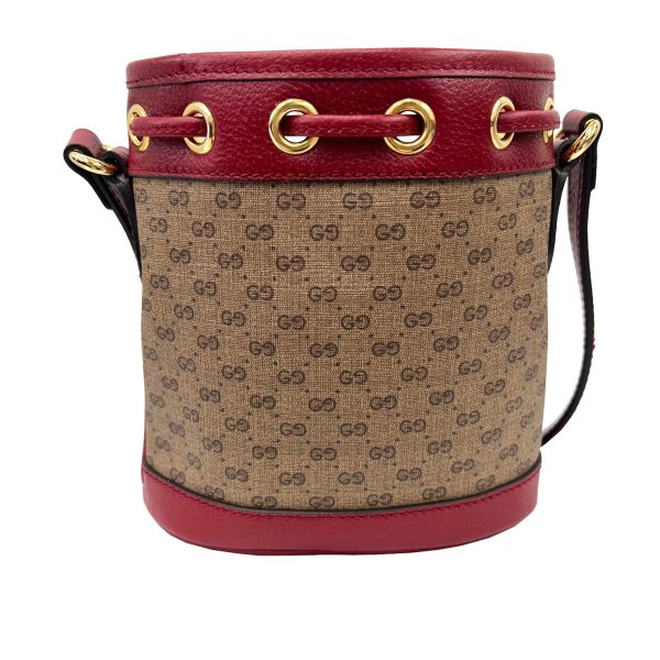 imgrc0089813096 GUCCI Shoulder Bag Crossbody Doraemon GG Supreme Beige Red