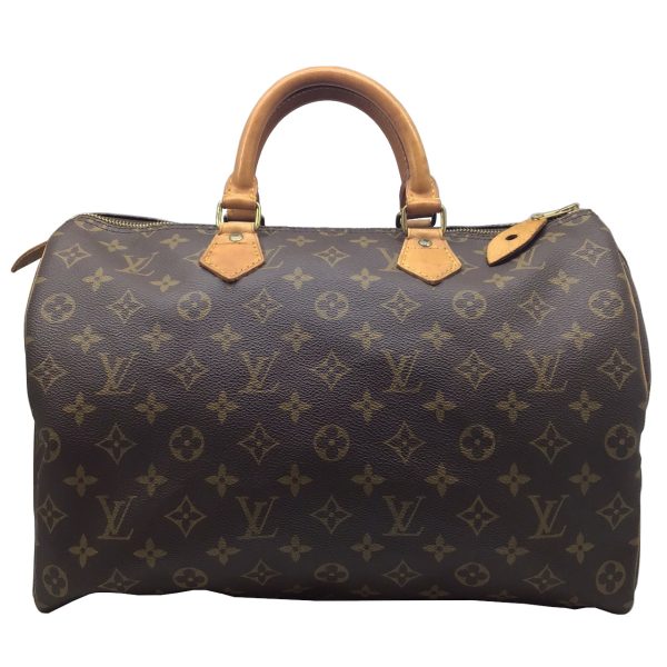 imgrc0089822898 LOUIS VUITTON Speedy 35 Boston Bag Monogram Brown