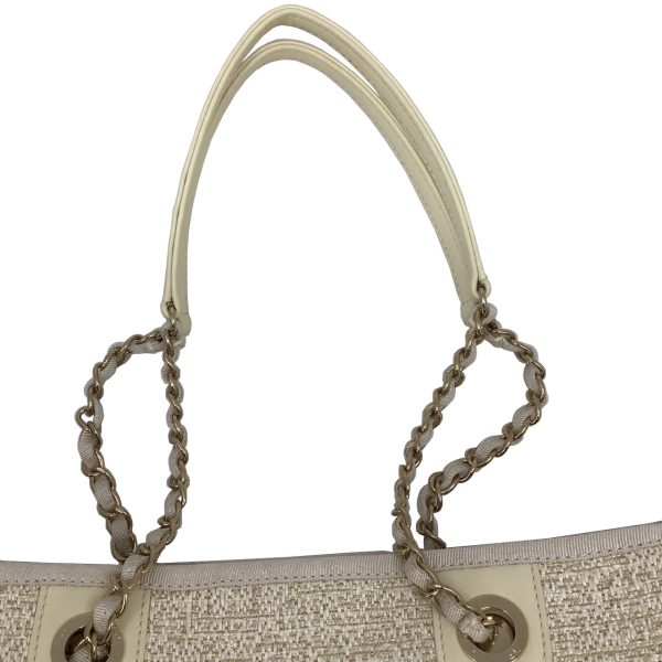 imgrc0089909436 CHANEL Deauville Tote Bag Beige