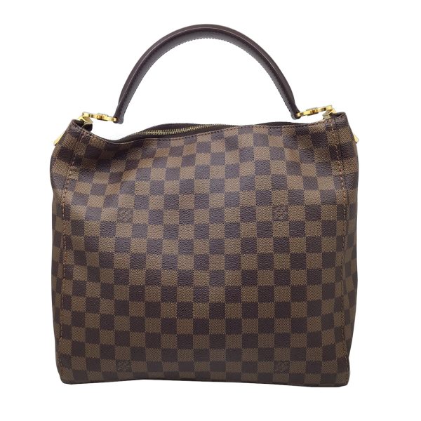 imgrc0089969775 LOUIS VUITTON Portobello PM Shoulder Bag Damier Ebene Brown