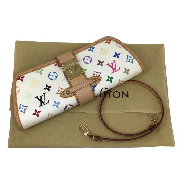 imgrc0090014227 LOUIS VUITTON Shirley Handbag Multicolor White Gold