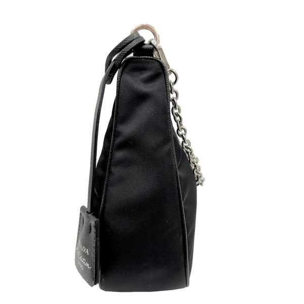 imgrc0090080888 PRADA Re Edition 2005 Re Nylon Shoulder Bag Black