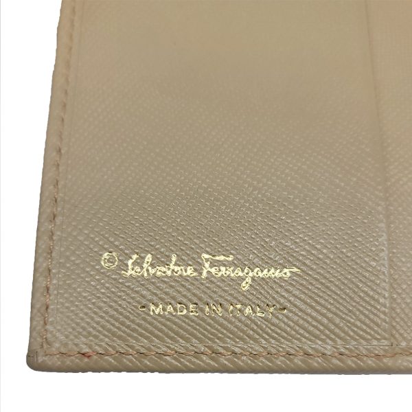 imgrc0090157716 Salvatore Ferragamo Bifold Wallet Gancini Leather Beige