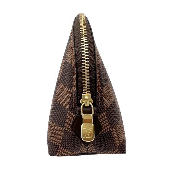 imgrc0090229497 LOUIS VUITTON Pochette Cosmetic PM Damier Ebene Brown