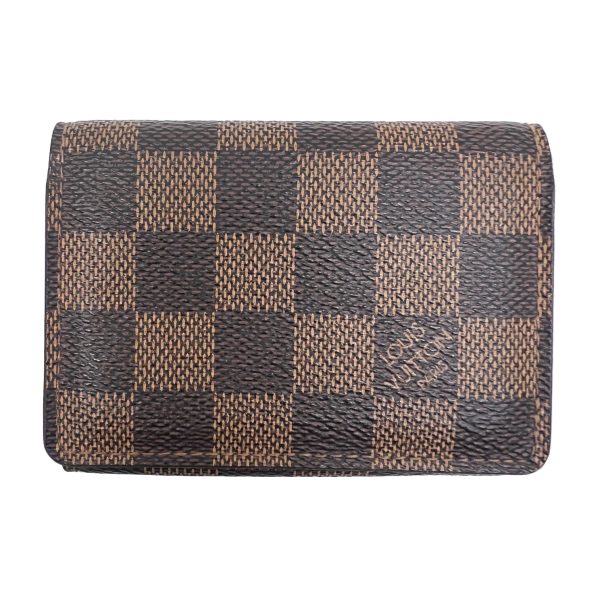 imgrc0090262334 Louis Vuitton Anvelop Carte de Visit Card Case Damier Canvas Black