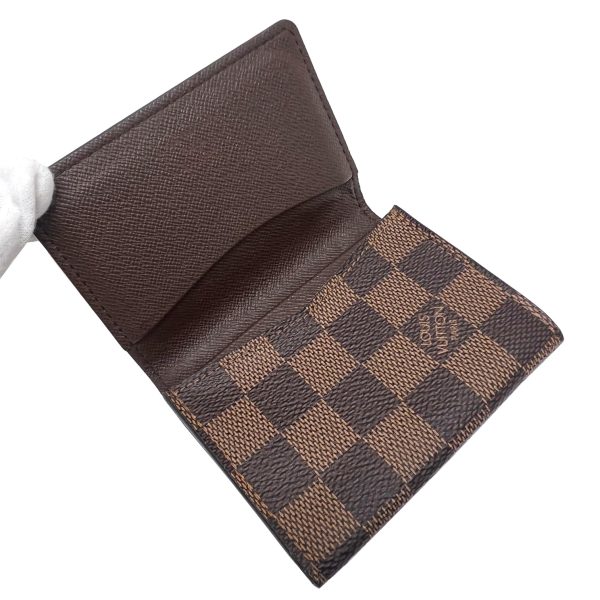 imgrc0090262340 Louis Vuitton Anvelop Carte de Visit Card Case Damier Canvas Black