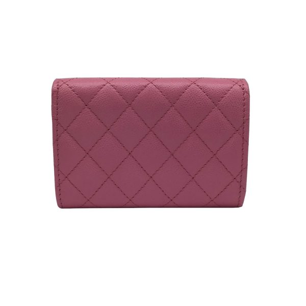 imgrc0090324182 CHANEL Boy Compact Wallet Pink