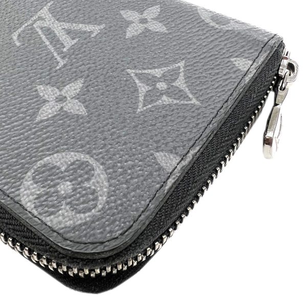 imgrc0090416415 LOUIS VUITTON Zippy Wallet Vertical Monogram Eclipse Gray Black