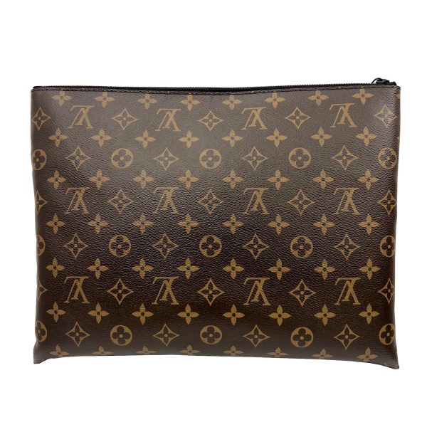 imgrc0090457976 LOUIS VUITTON Pochette A4 Virgil Abloh Solar Ray Brown Orange