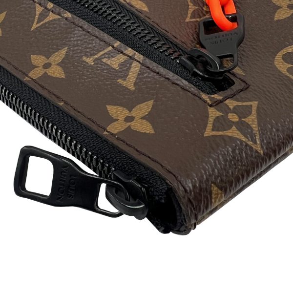 imgrc0090457979 LOUIS VUITTON Pochette A4 Virgil Abloh Solar Ray Brown Orange