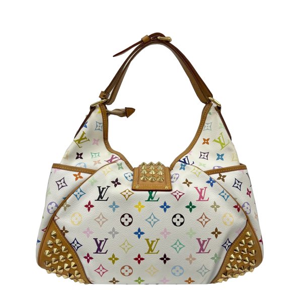 imgrc0090503867 LOUIS VUITTON Chrissy MM Multicolor Tote Bag Bronze