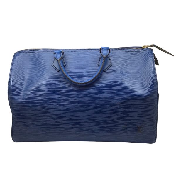 imgrc0090711520 LOUIS VUITTON Speedy 35 Boston Bag Epi Toledo Blue