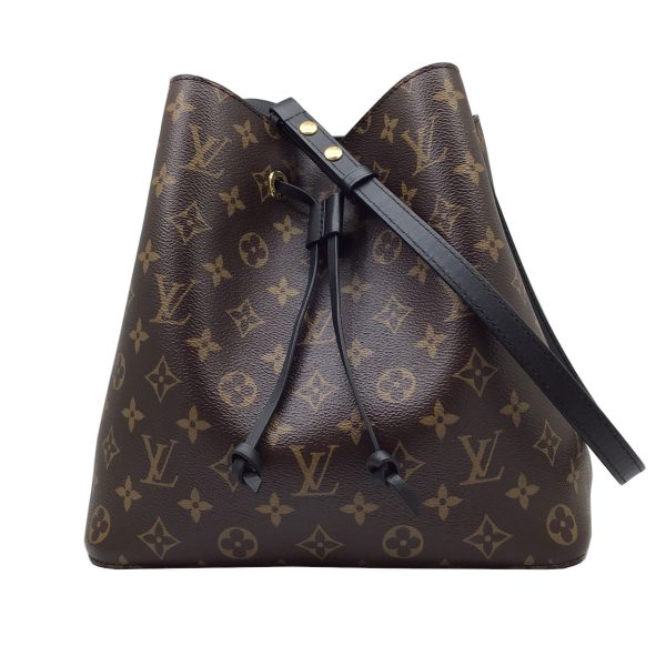 imgrc0090720755 LOUIS VUITTON Neo Noe Shoulder Bag Monogram Brown Black