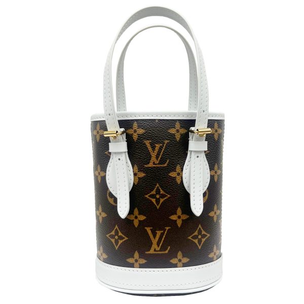 imgrc0090762425 LOUIS VUITTON Nano Bucket Monogram 2WAY Bag White