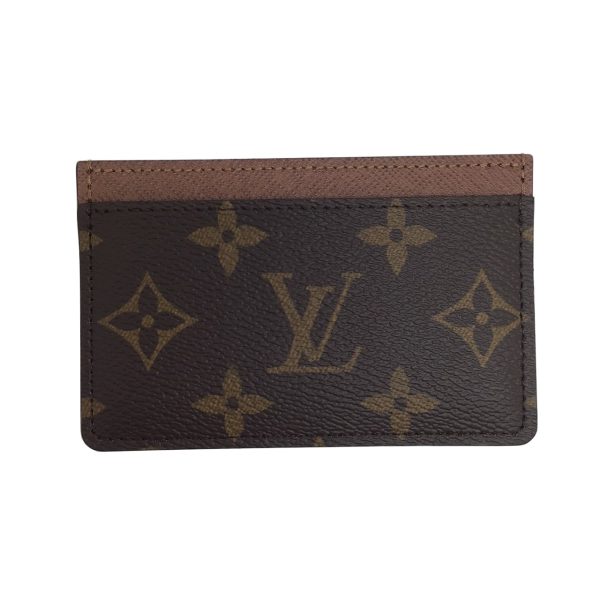 imgrc0090856686 LOUIS VUITTON Porte Carte Sampler Card Case Monogram Brown