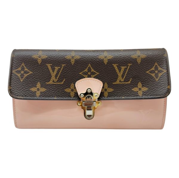 imgrc0090903621 LOUIS VUITTON Portefeuille Cherry Wood Long Wallet Vernis Rose Pink