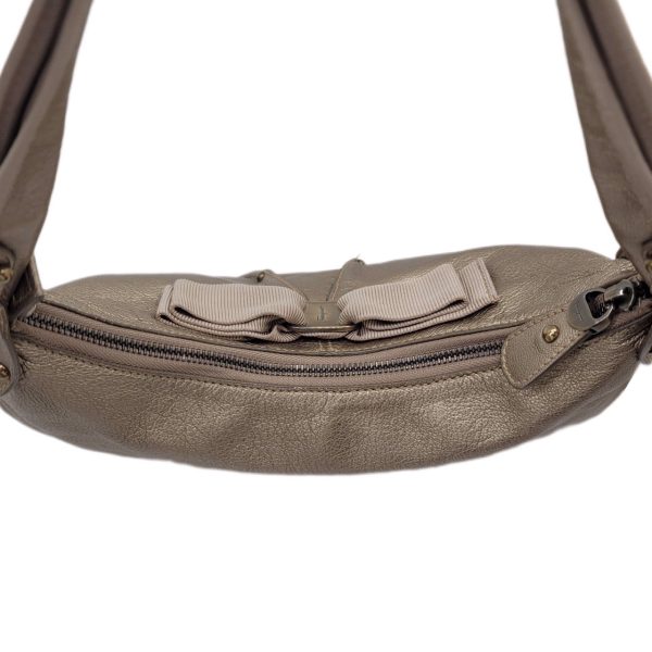 imgrc0091008078 Salvatore Ferragamo One Shoulder Bag Leather Bronze