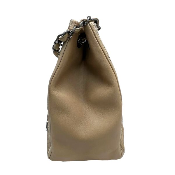 imgrc0091019239 CHANEL Chain Shoulder Bag Icon Leather Beige