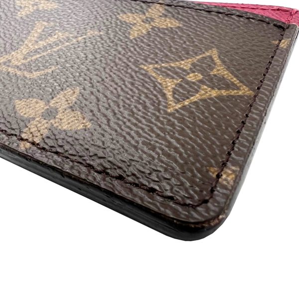 imgrc0091129807 LOUIS VUITTON Porte Carte Sample Monogram Fuchsia