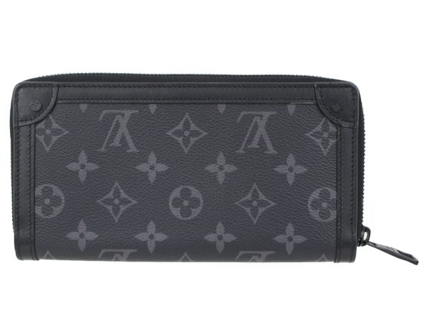 imgrc0091165059 Louis Vuitton Trunk Zippy Wallet Black Gray