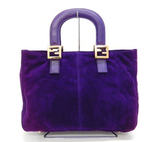 imgrc0091191229 Fendi Suede Handbag Purple