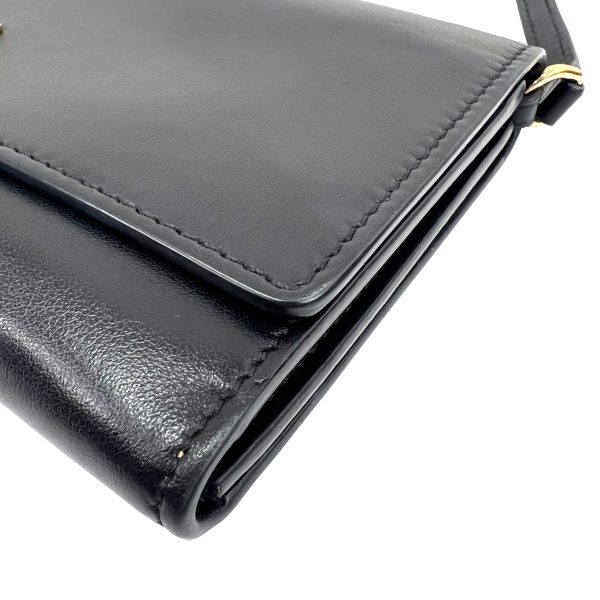 imgrc0091302400 Burberry Shoulder Wallet Leather Black