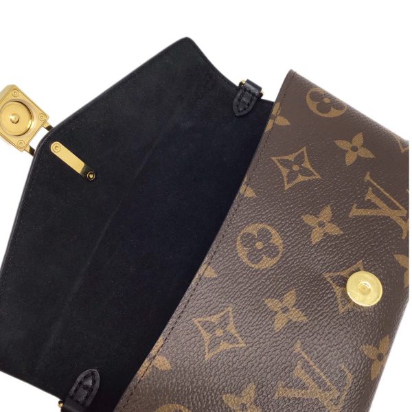 imgrc0091385068 LOUIS VUITTON Padlock On Strap Shoulder Bag Monogram Black