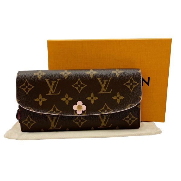 imgrc0091393441 LOUIS VUITTON Portefeuille Emily Flower Bifold Long Wallet Monogram