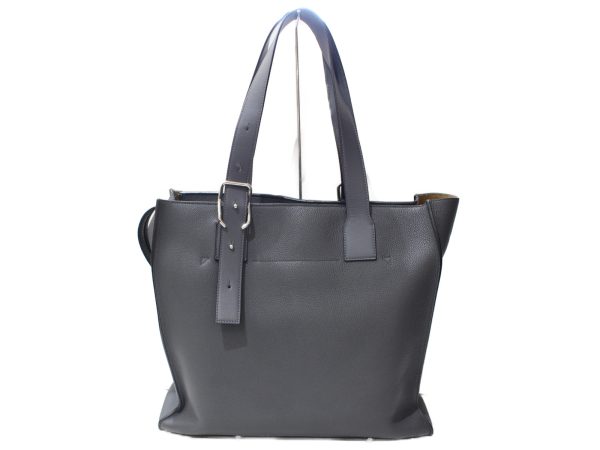 imgrc0091490382 Loewe Buckle Zipper Tote Bag Gray