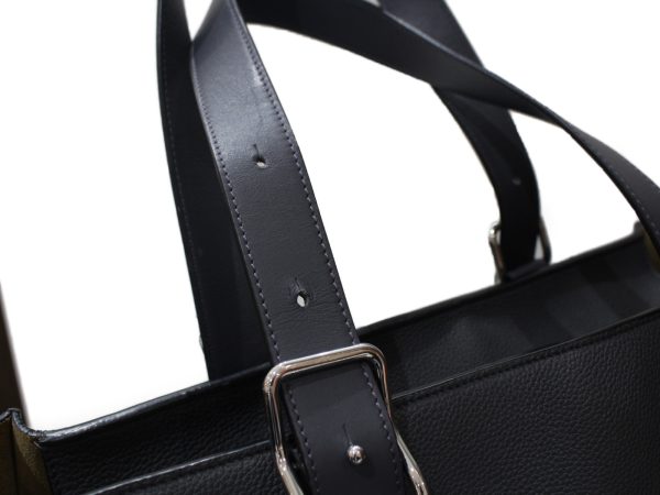 imgrc0091490394 Loewe Buckle Zipper Tote Bag Gray