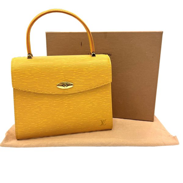 imgrc0091528894 LOUIS VUITTON Malsherbe Epi Handbag Yellow