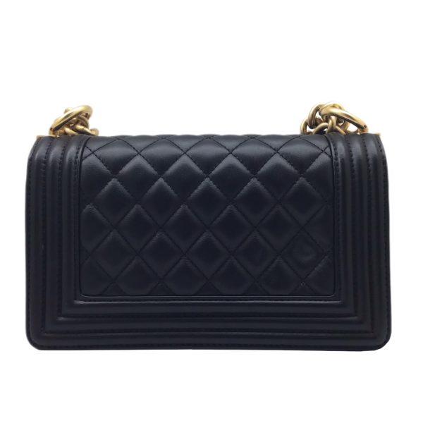 imgrc0091689538 CHANEL Boy Shoulder Bag Calfskin Black