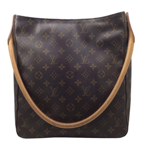 imgrc0091749406 LOUIS VUITTON Looping GM Shoulder Bag Monogram Brown