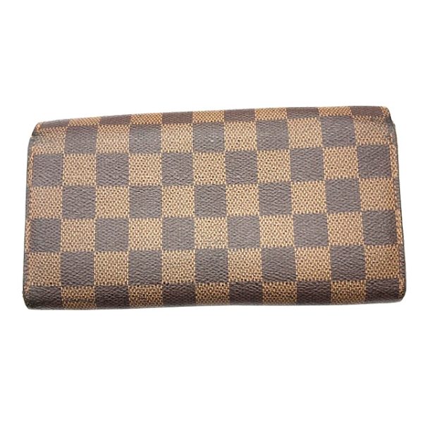 imgrc0091750667 Louis Vuitton Portefeuille Sara Long Wallet Damier Canvas Brown